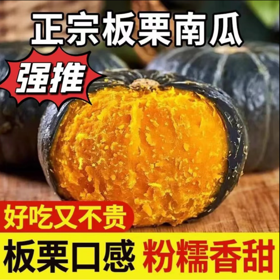 【产地直发】新鲜采摘沙地小贝贝南瓜粉糯有板栗味300g左右/个