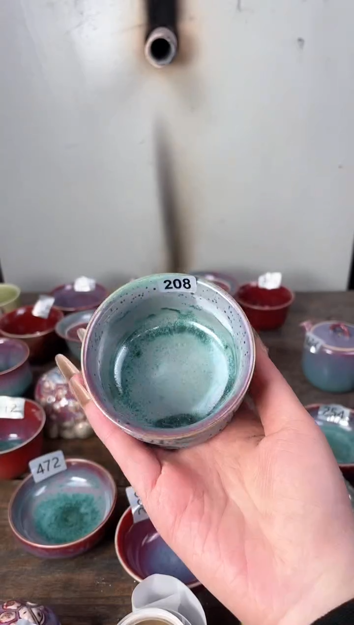 【闪购商品】摆件钧瓷手工茶器窑变