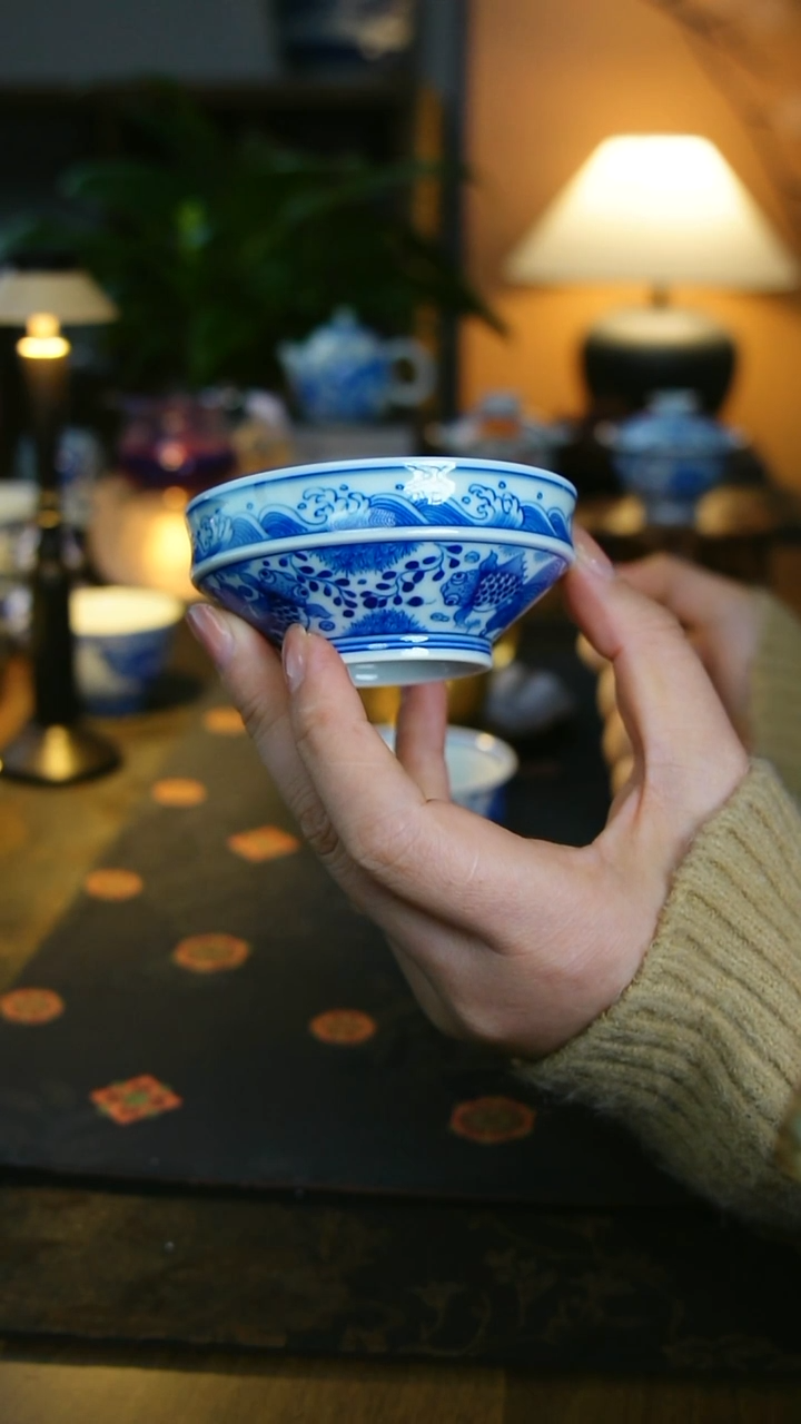 新品 金鱼折腰杯