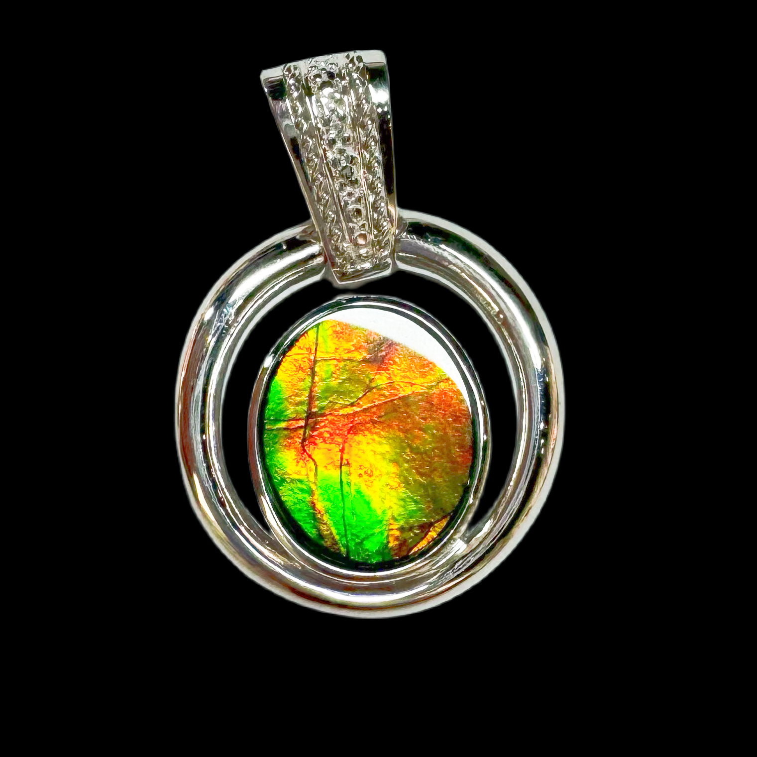 【斑彩石】19.3mm BC 产地：加拿大 x 贝壳M10