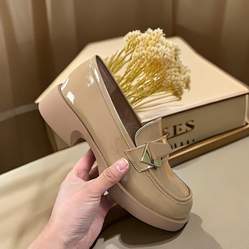 2177-X3-2-时尚百搭2025春季新款单鞋女式小皮鞋