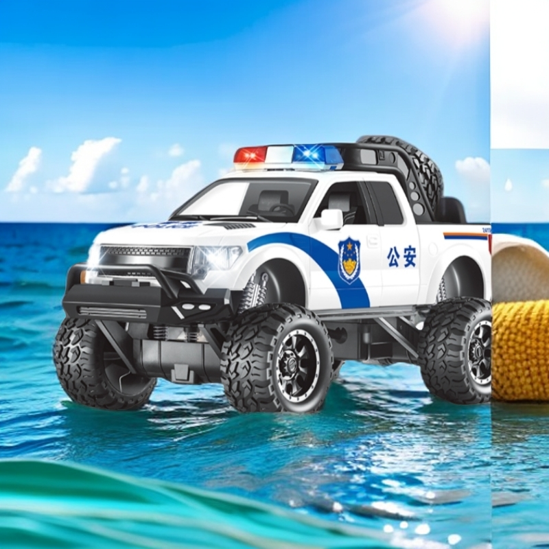 林达警车玩具故事儿歌早教益智滑行生日礼物皮卡越野警车音乐车