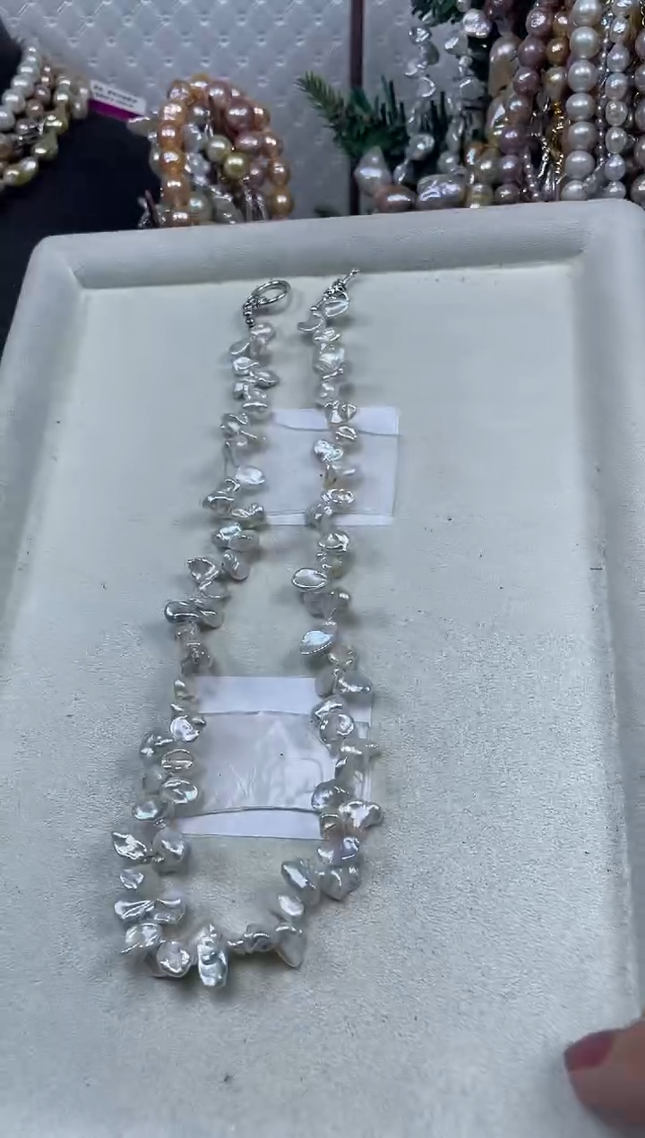 【闪购商品】淡水珍珠项链未镶嵌【纯恬珍珠】