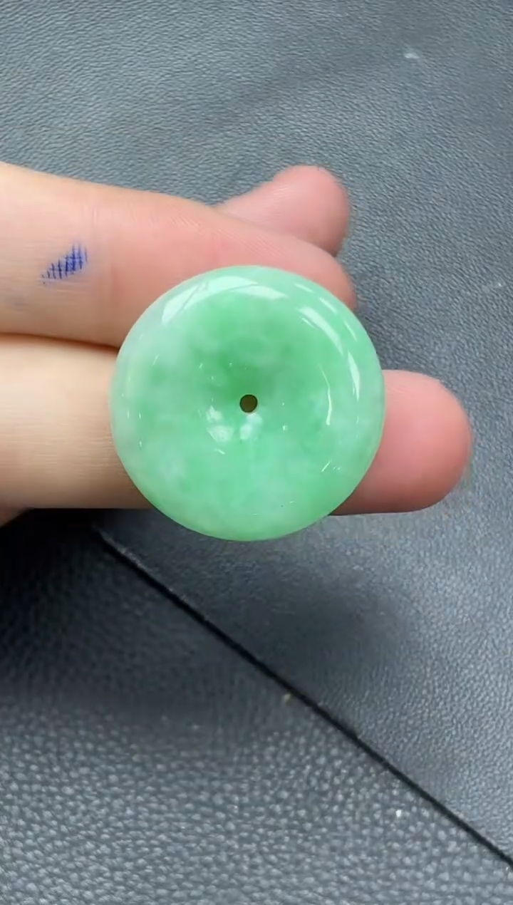 未镶嵌挂件翡翠平安扣