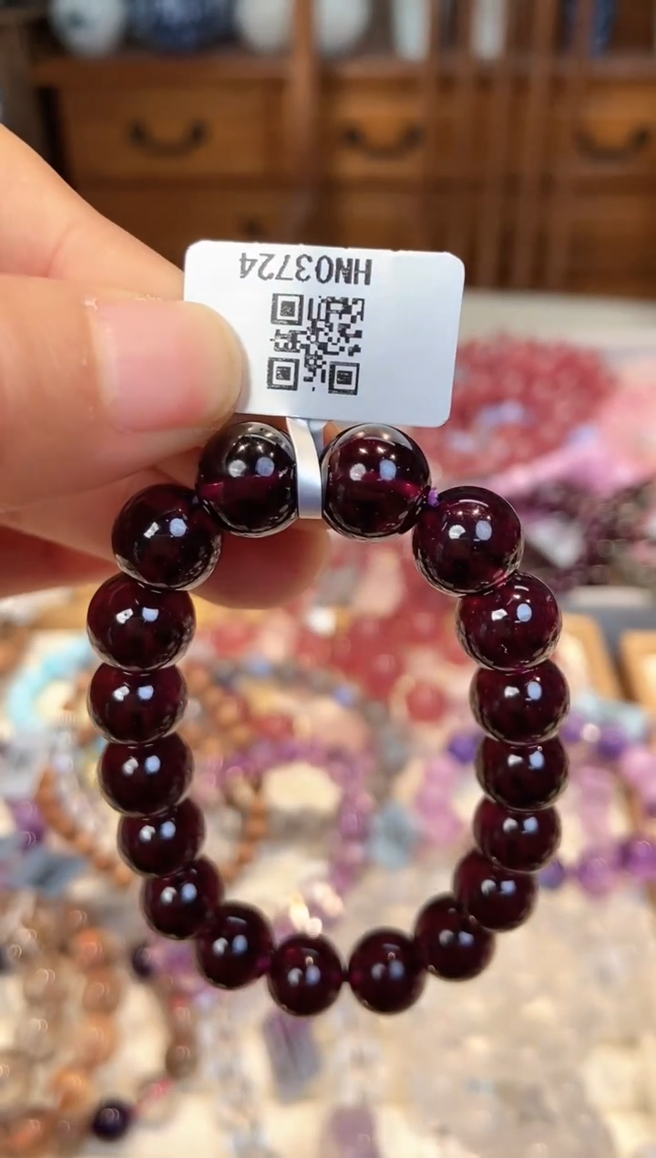 【闪购商品】石榴石手串未镶嵌手串