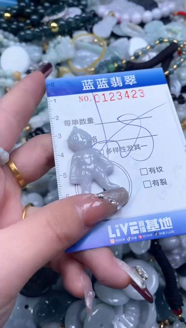 【闪购商品】翡翠颈饰未镶嵌闪购0123423多样性发其一