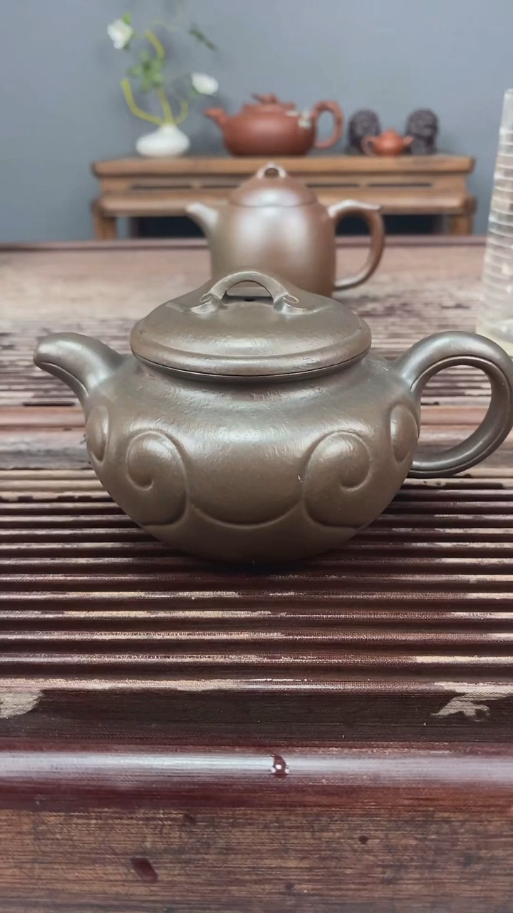 茶壶紫砂仿古如意