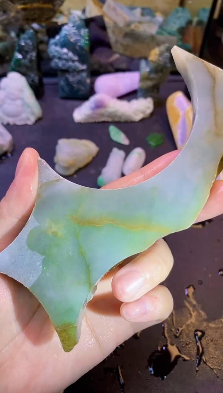 未镶嵌挂件翡翠天然翡翠003