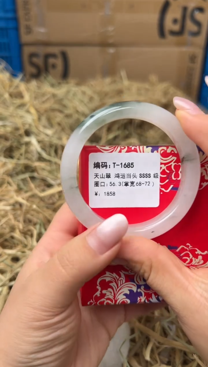未镶嵌手镯石英质玉T-1685