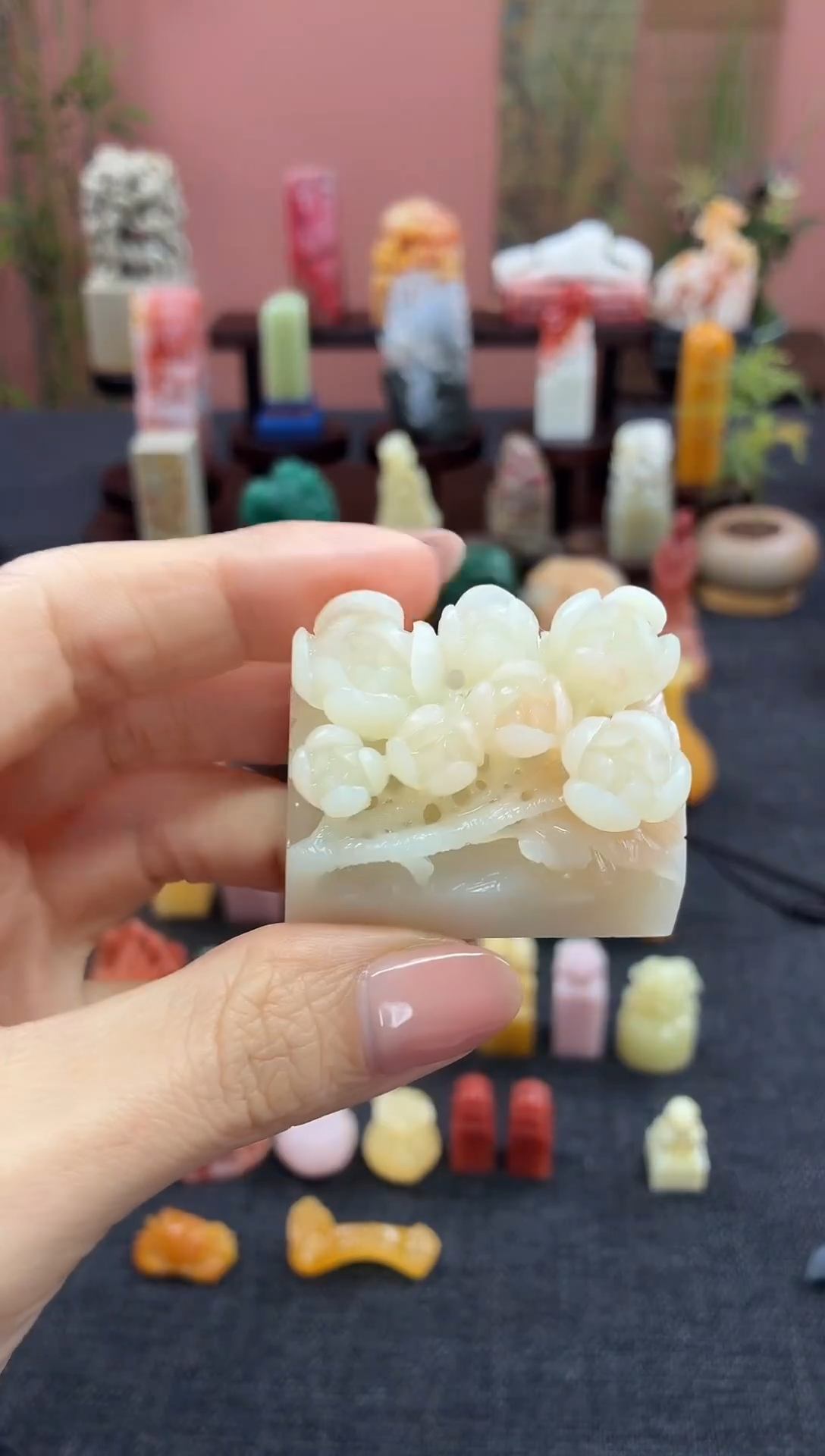 昌化石印石涵**洁246  