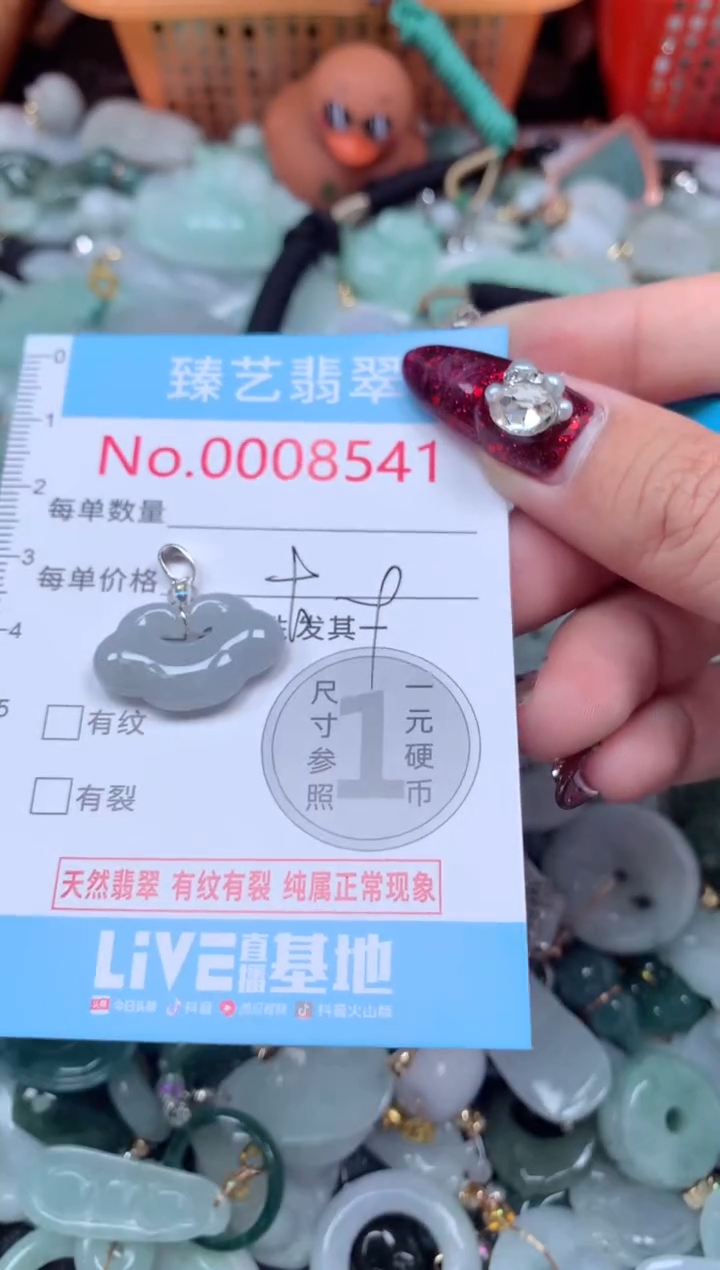 颈饰未镶嵌翡翠8541