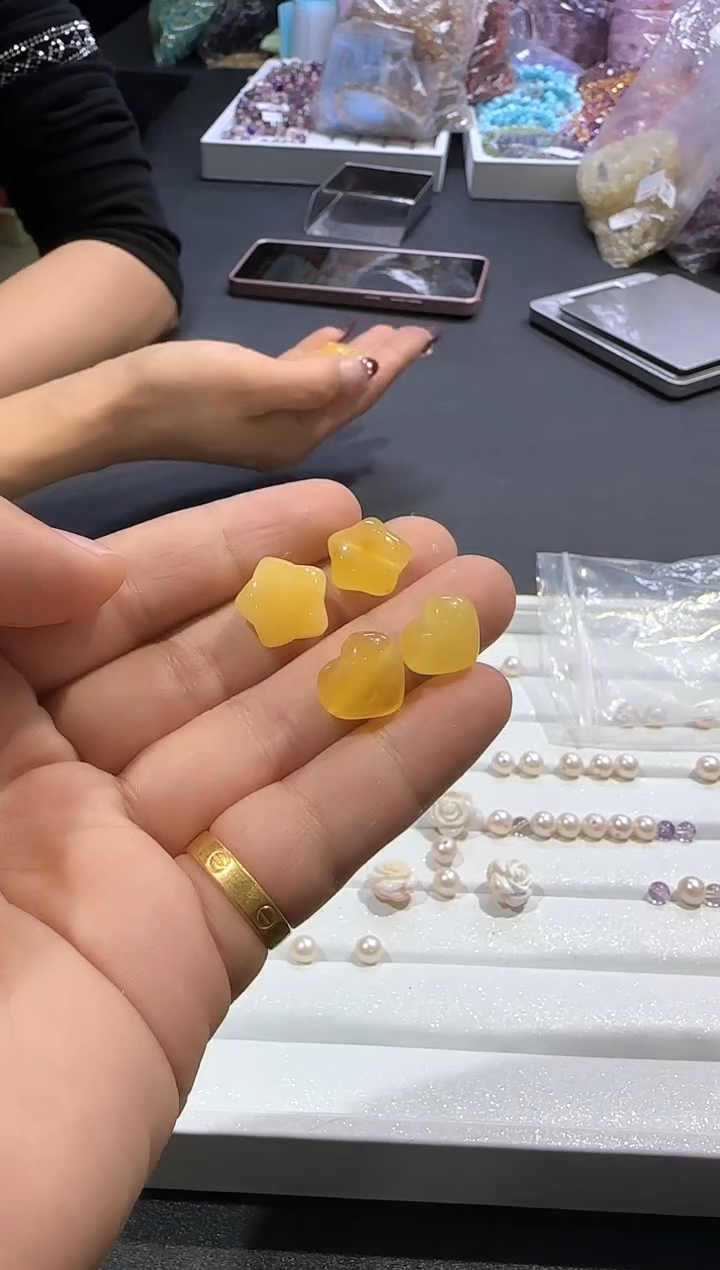 【闪购商品】琥珀珠宝奇石未镶嵌五角星