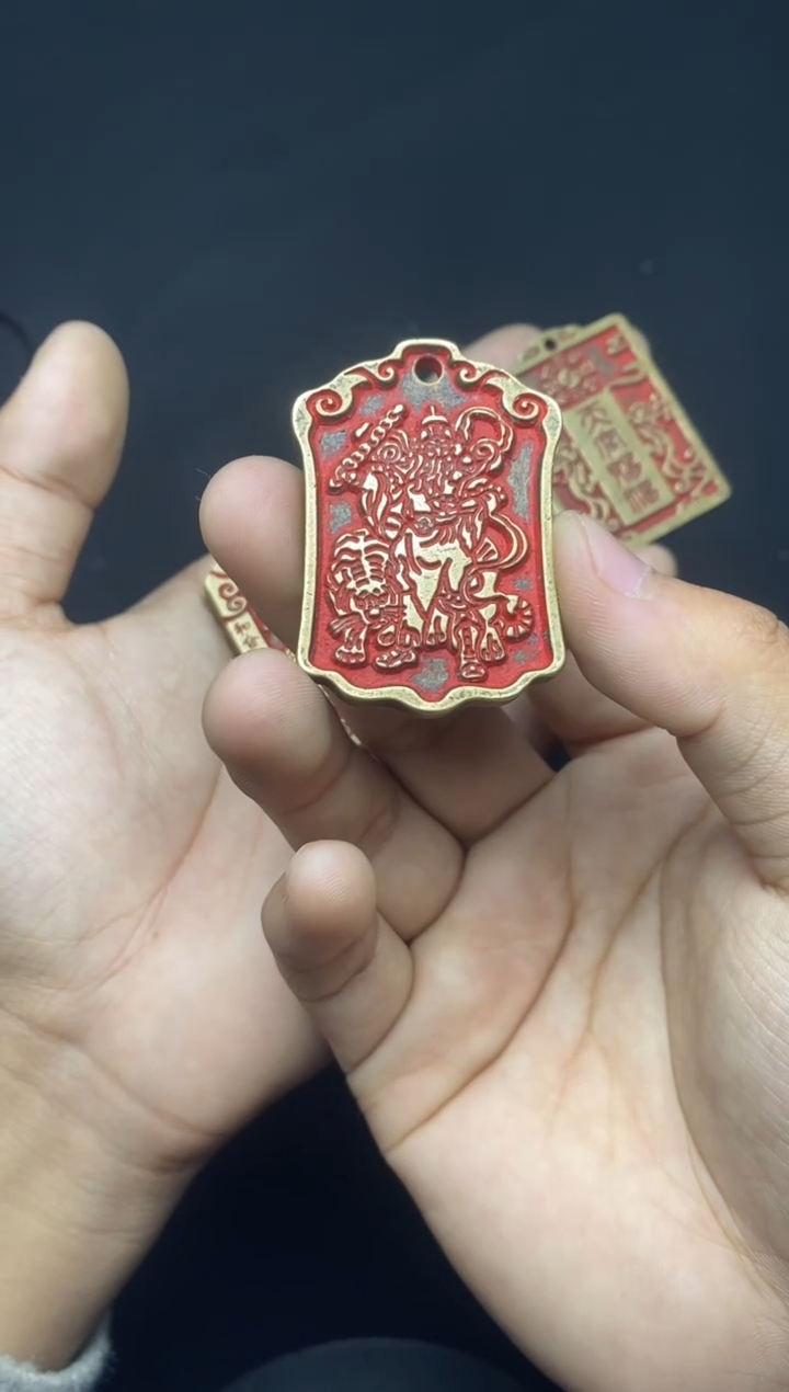 【闪购商品】铜一个方牌子赵公明