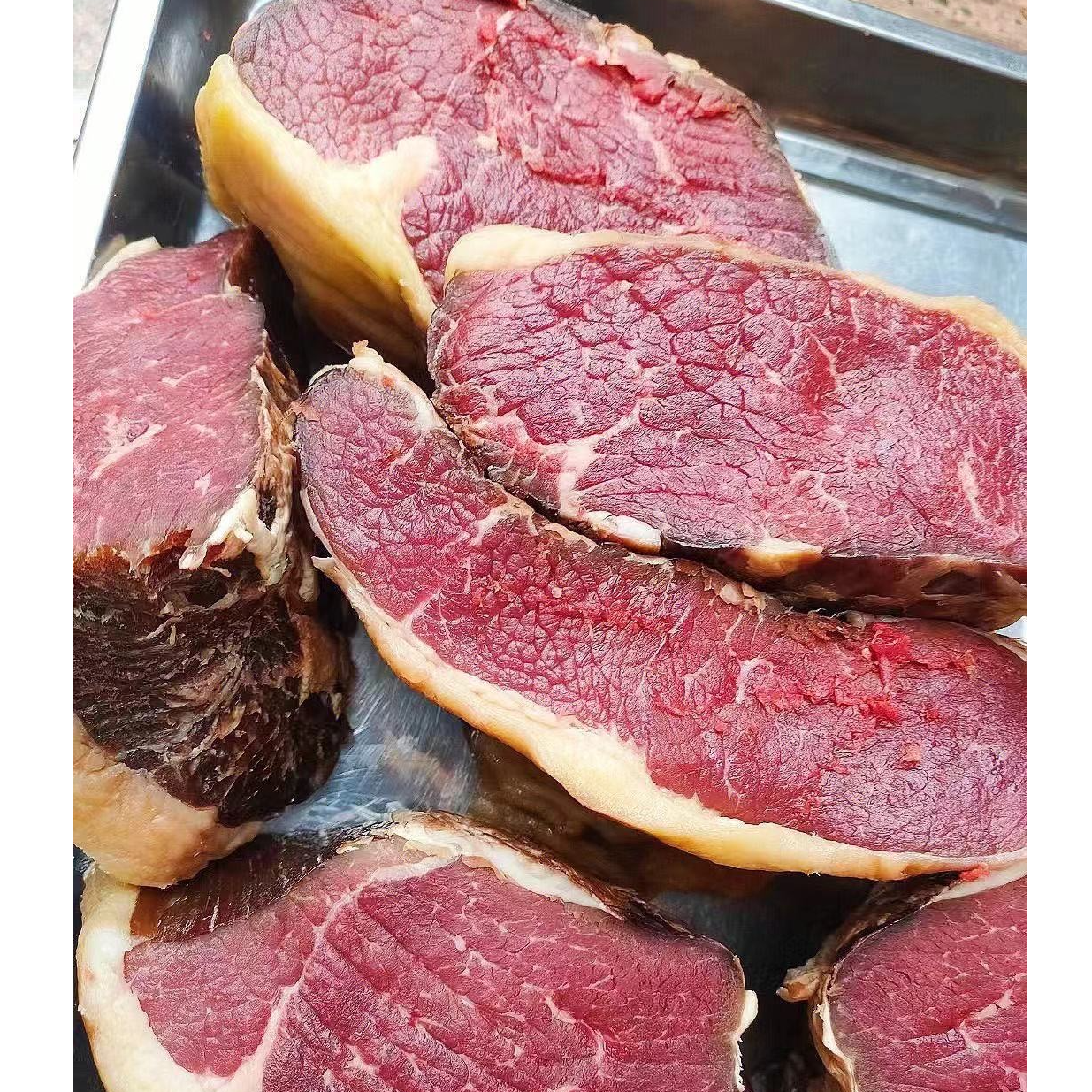 贵州金膘牛干巴黄牛后腿腌制牛肉真空包装