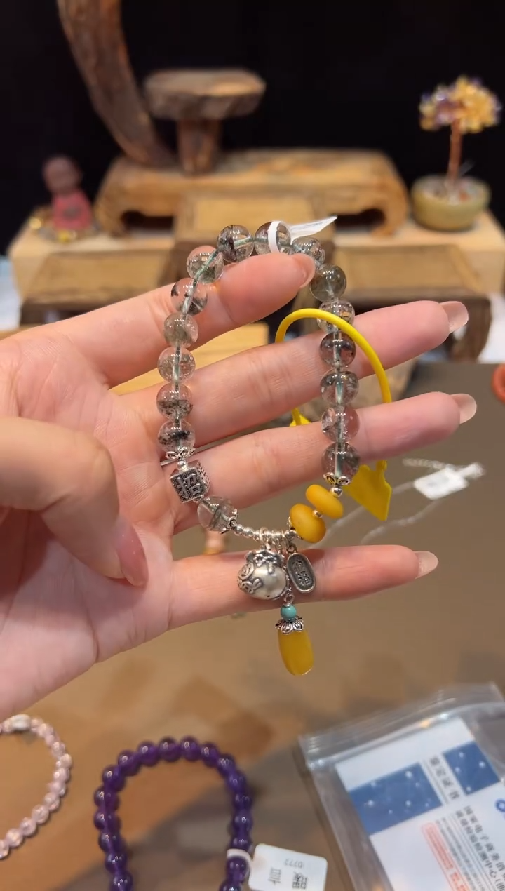 水晶手链未镶嵌手饰@@F2426