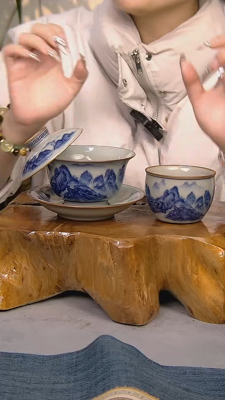 【闪购商品】2件套陶瓷茶具家用简装系列   