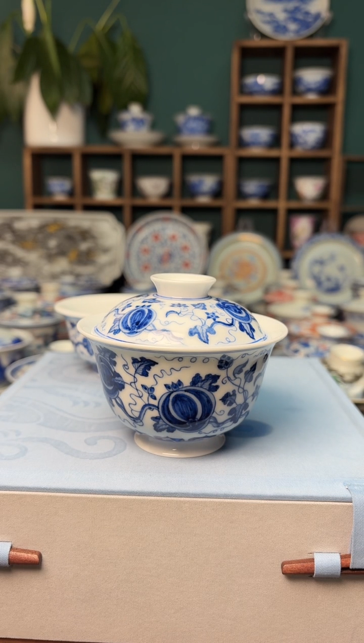 【闪购商品】景德镇龙御陶瓷高温陶瓷手工手绘茶具