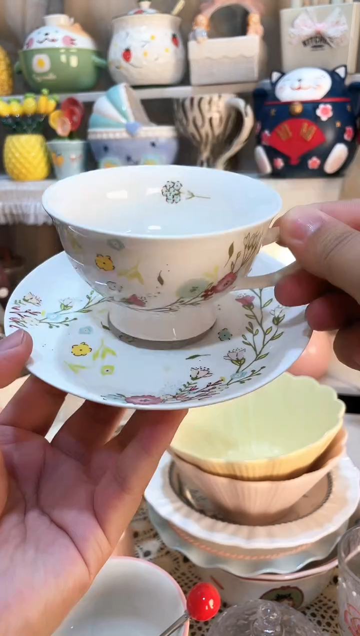 【闪购商品】瓷片咖啡杯质量好发货快放心拍