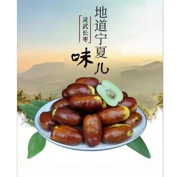 【大果5斤】宁夏灵武长枣沙漠长枣新鲜水果现摘脆甜皮薄肉厚