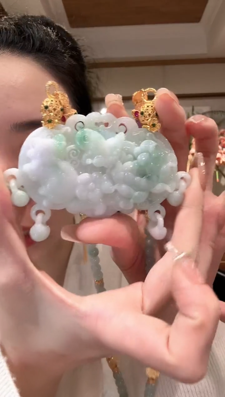 【闪购商品】翡翠颈饰未镶嵌国风