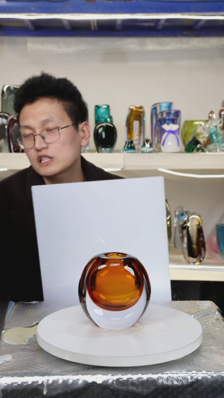 【闪购商品】琉璃高13精品琉璃正常手工痕迹