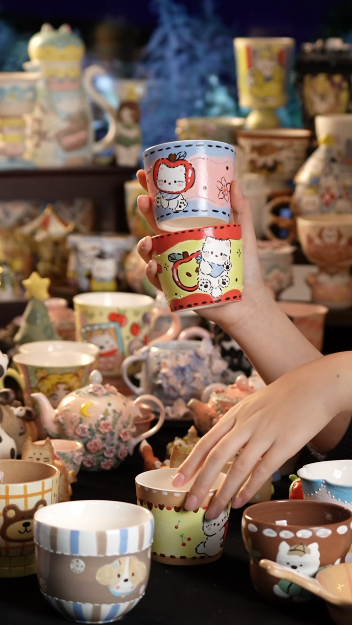 其他陶景德镇釉下彩手绘设计师款陶瓷