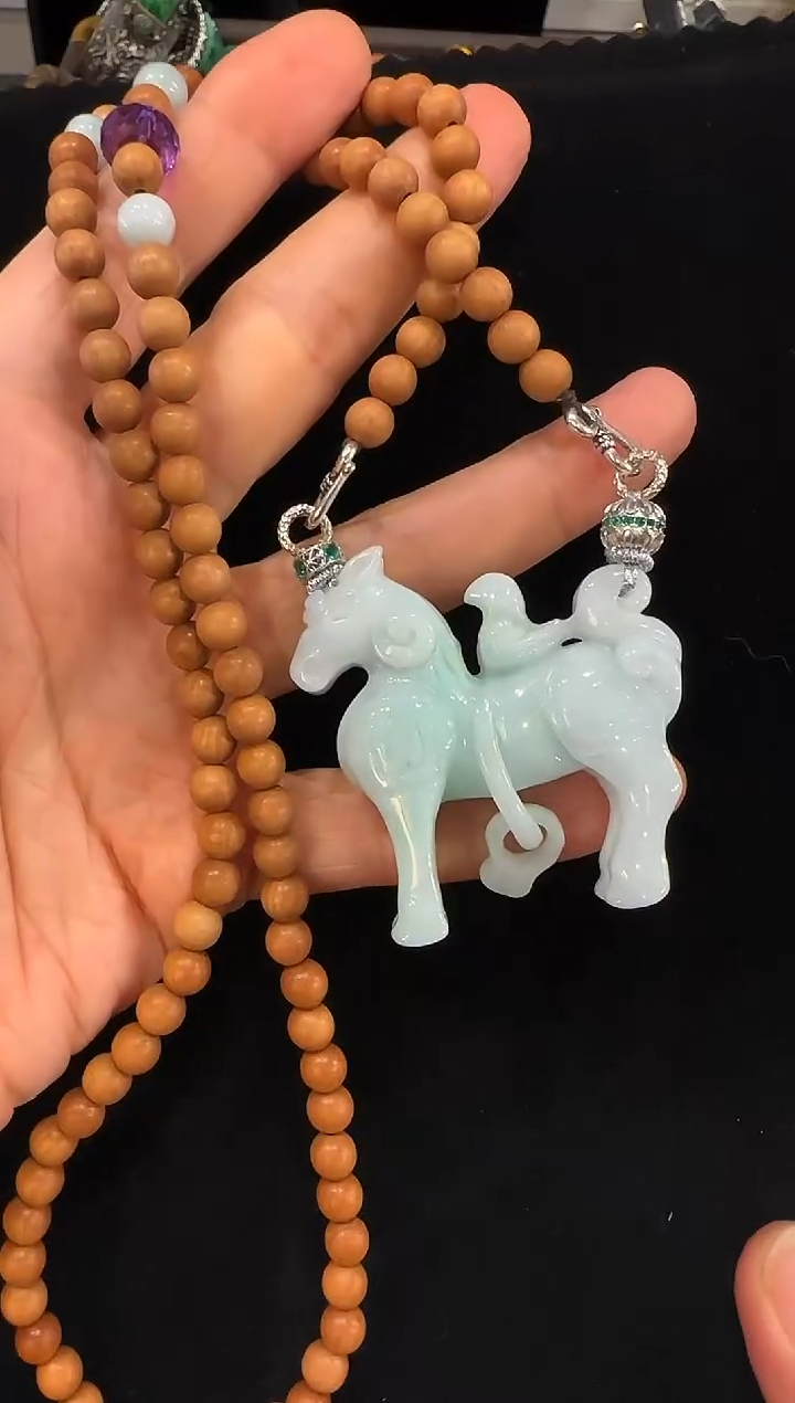 颈饰未镶嵌翡翠国风