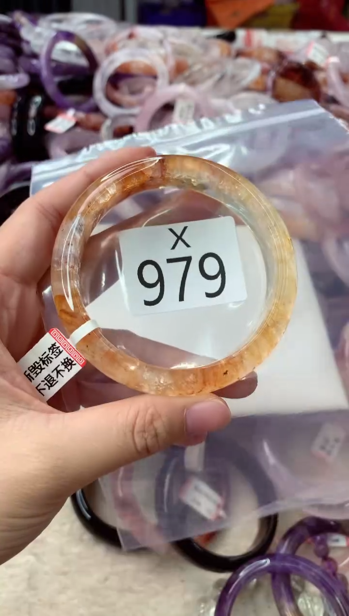 未镶嵌手镯水晶X979-61