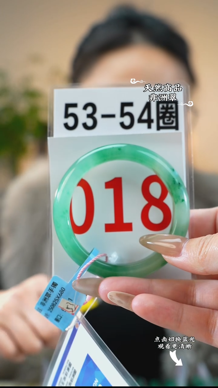 未镶嵌手镯石英质玉（非洲翠）53