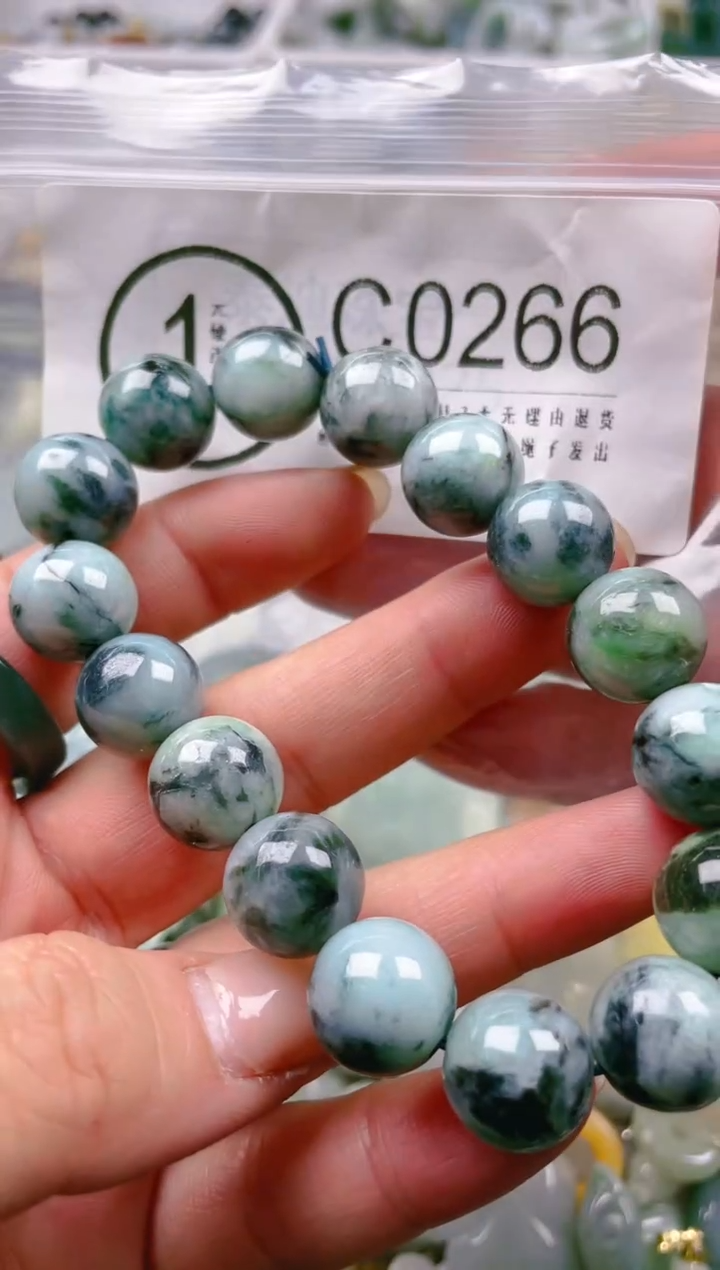 【闪购商品】翡翠颈饰未镶嵌13mm/C/翡翠A货一图一物