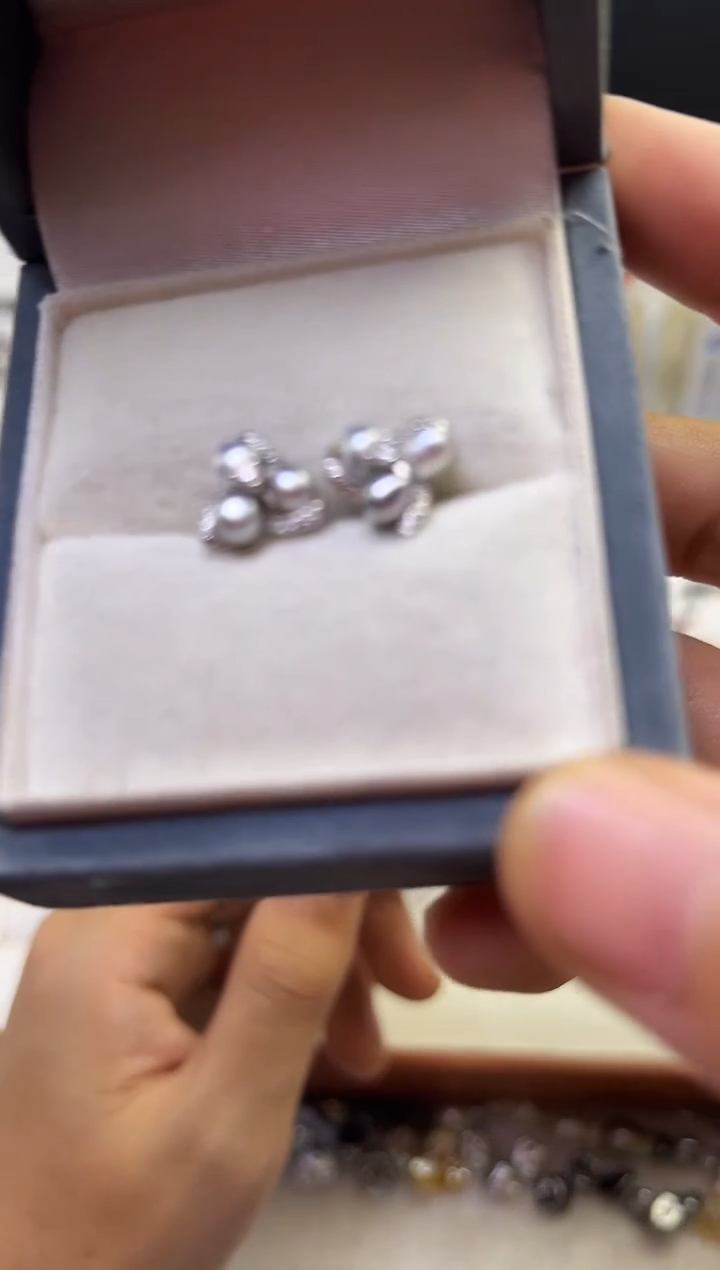 未镶嵌耳饰海水珍珠珍珠