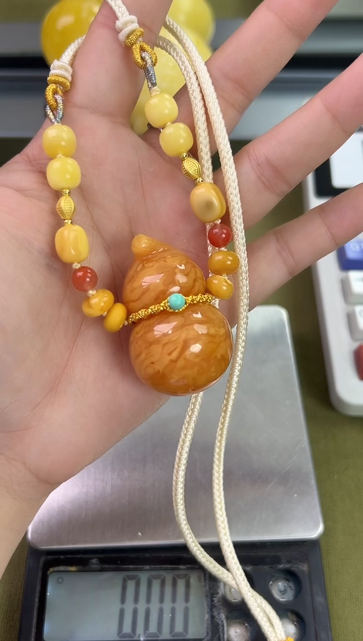 裸石琥珀未镶嵌天然琥珀蜜蜡吊坠