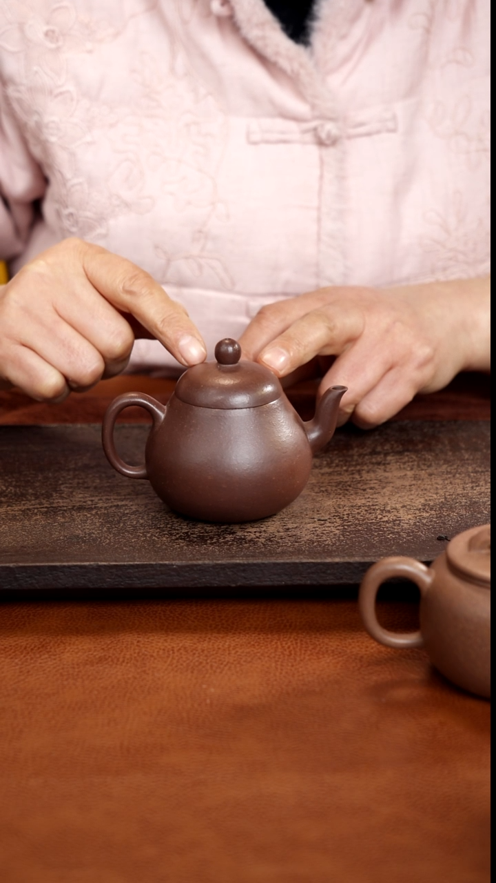 茶壶紫砂东****640目老紫泥全手工梨