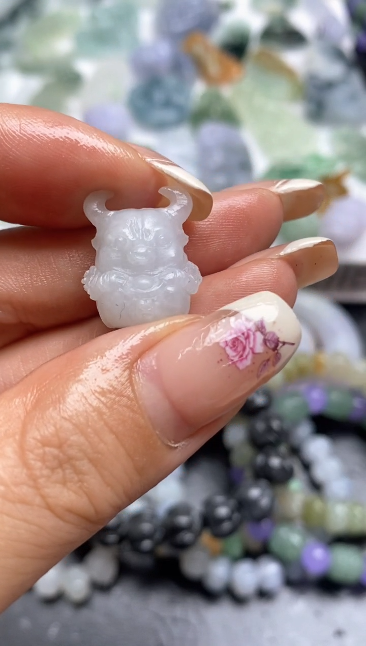 定制翡翠未镶嵌翡翠毛货~