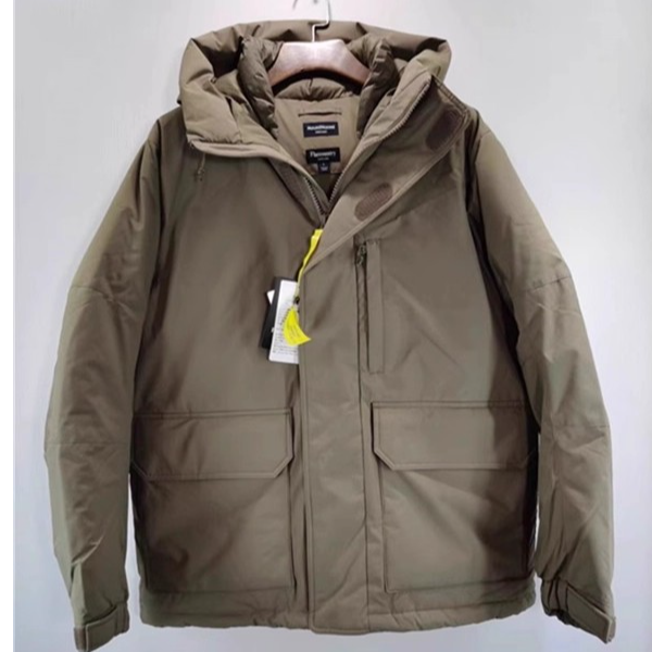 平原户外联名款800蓬工装羽绒服鹅绒高充绒量黑灰军绿卡其三色选