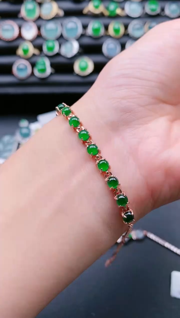 【闪购商品】翡翠戒指银S925镶嵌1111111