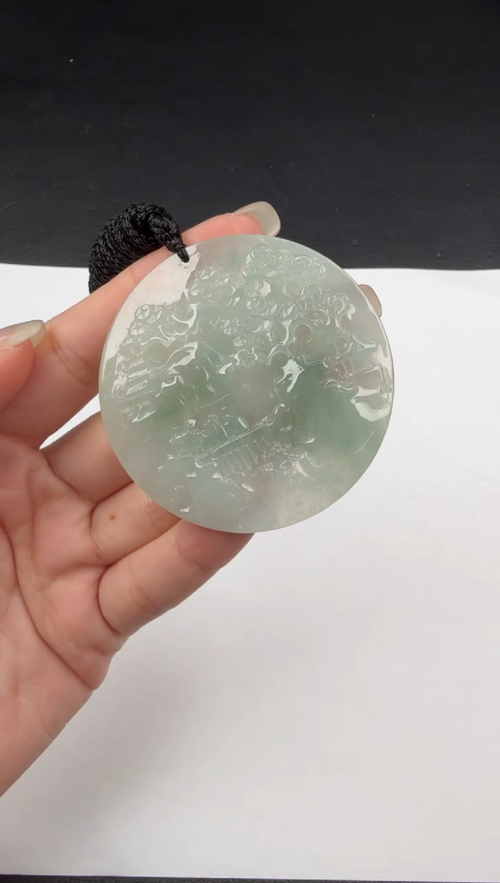 吊坠(不含链)未镶嵌翡翠翡翠饰品-98