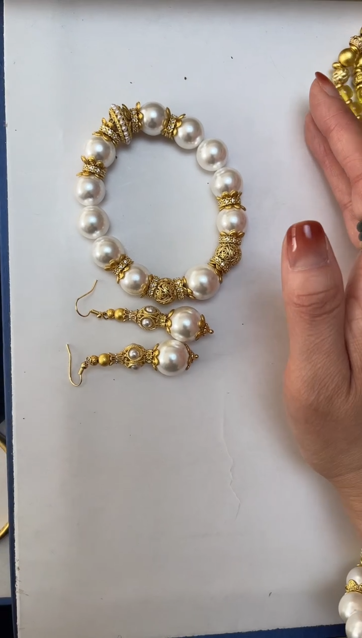 【闪购商品】臣妾做不到款手串+耳钩