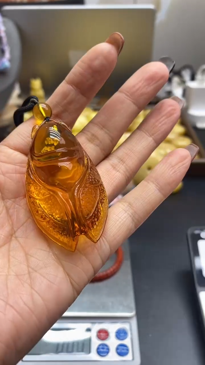 琥珀未镶嵌珠宝奇石982