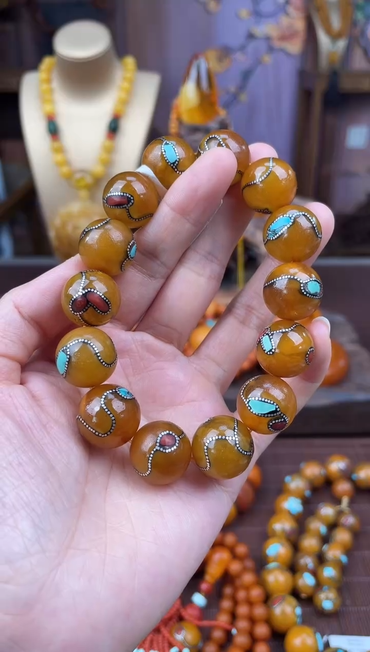 裸石琥珀未镶嵌多样性发货1，假一赔4