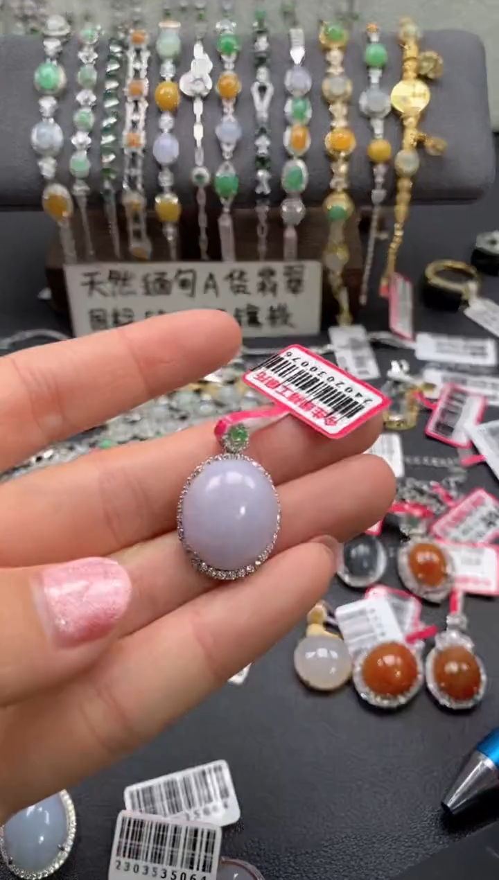 【闪购商品】翡翠戒指银S925镶嵌22222222    2