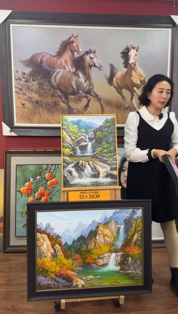 油画【22号】约53*35cm丨朝鲜原创纯手绘孤品油画丨顺丰包邮