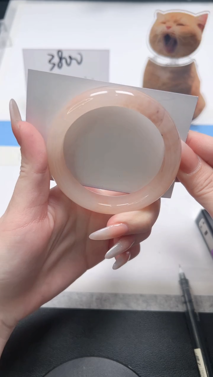 【闪购商品】石英质玉手镯未镶嵌106/桃花56.1