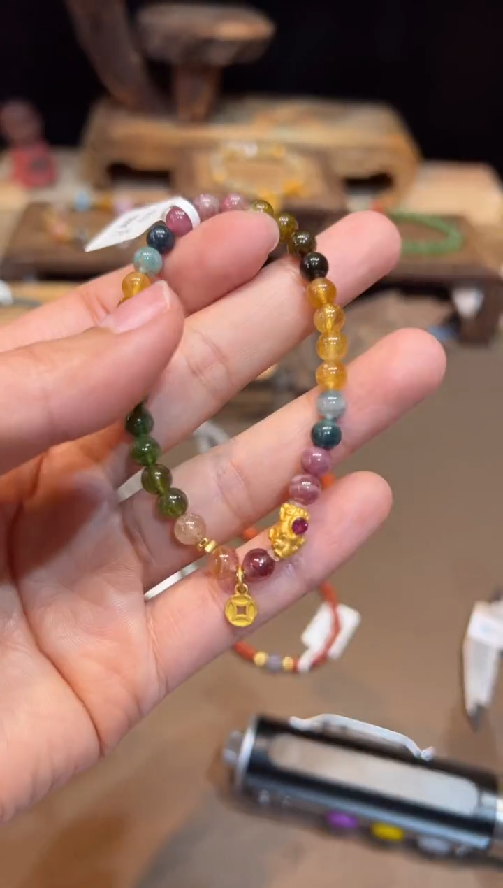 【闪购商品】碧玺手链未镶嵌手饰@@F2909