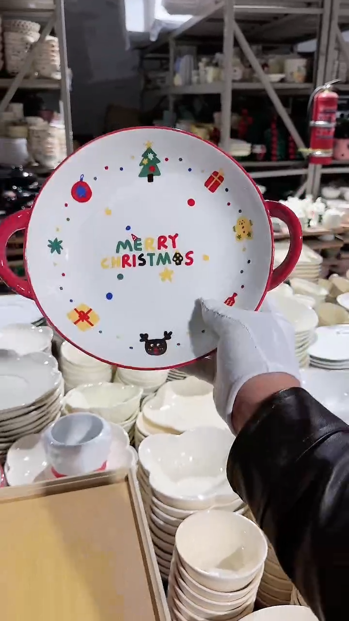 【闪购商品】瓷片双耳微瑕 凑满20元包邮