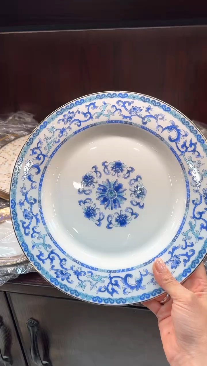 【闪购商品】瓷片10.5寸平盘 春节活动福利价