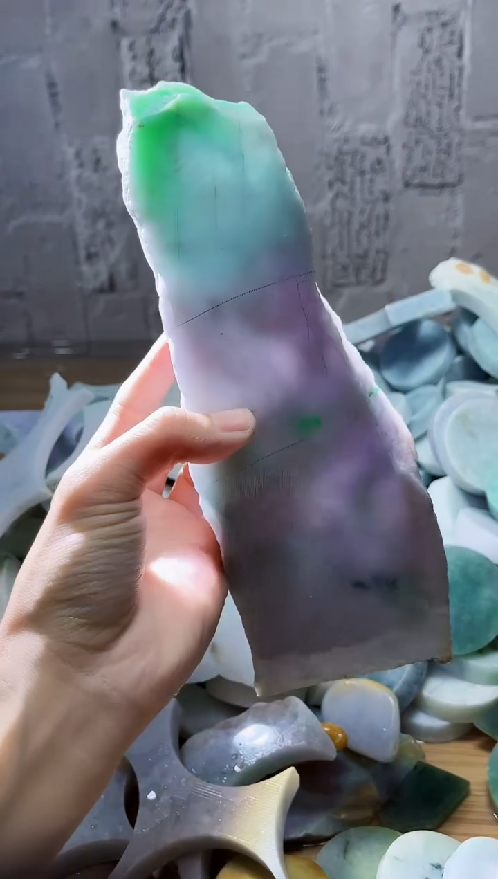 裸石翡翠翡翠a货正品玉石古陈293