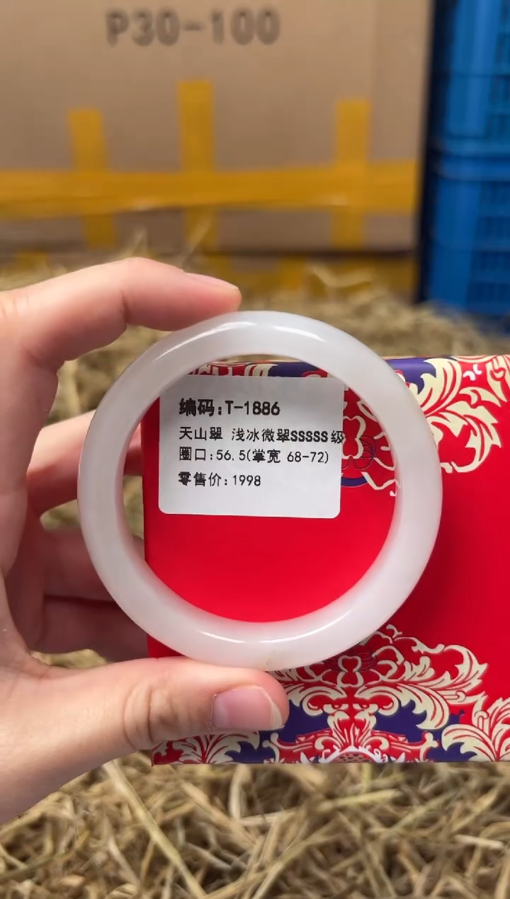 未镶嵌手镯石英质玉T-1886