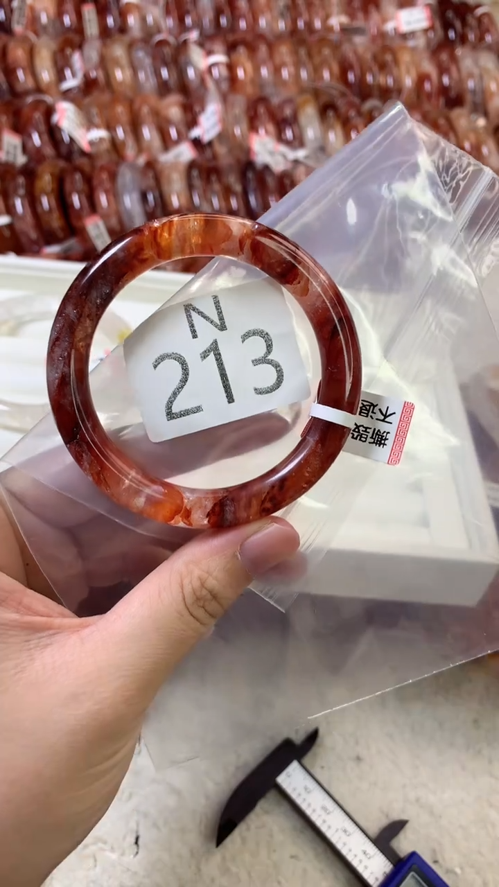 未镶嵌手镯水晶N213-52