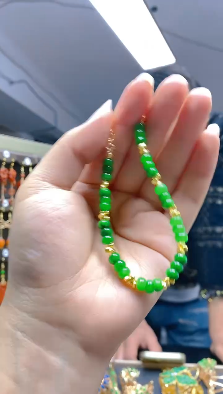 【闪购商品】翡翠耳饰合金056翡翠